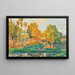 En la orilla del río - Henri Lebasque — cuadro enmarcado en la pared