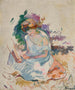 Mujer en el jardín - Henri Lebasque — vista de la obra