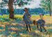 La recolección de flores - Henri Lebasque — vista de la obra