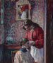 La peinadora - Henri Lebasque — vista de la obra
