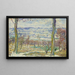 Paisaje de nieve en los alrededores de París - Henri Lebasque — cuadro enmarcado en la pared