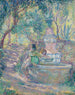 Saint - Tropez, dos jóvenes en la fuente - Henri Lebasque — vista de la obra