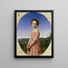 Faustine Léo 1832-1865 - Henri Lehmann — framed artwork on a wall