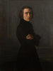 Portrait of Franz Liszt 1811-1886, composer and pianist - Henri Lehmann — artwork view