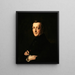 Portrait painting of Dr M. G. Worms - Henri Lehmann — framed artwork on a wall