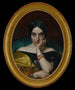 Portrait Painting of Clémentine, Mme Alphonse Karr - Henri Lehmann — artwork view