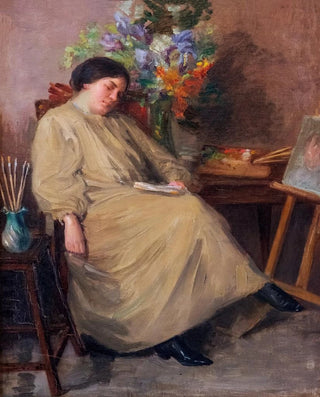 Henri Loubat - Le peintre endormi.webp