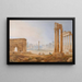 Vista del Foro con el arco de Septimio Severo - Henri Lévêque — cuadro enmarcado en la pared