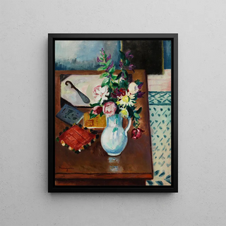 Henri Manguin - Coin de table fleurs roses.webp