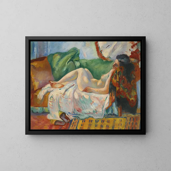 Dormeur - Henri Manguin — cuadro enmarcado en la pared