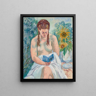Henri Manguin - Genevive Sauty nue lisant.webp