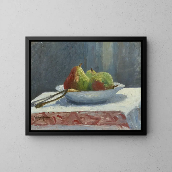 La copa de peras - Henri Manguin — cuadro enmarcado en la pared