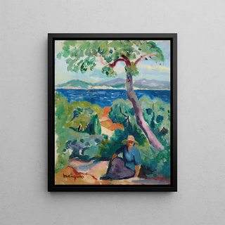 Henri Manguin - Le Chemin derrire lOustalet SaintTropez.webp