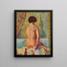 Do not sit on the back line - Henri Manguin — framed artwork on a wall