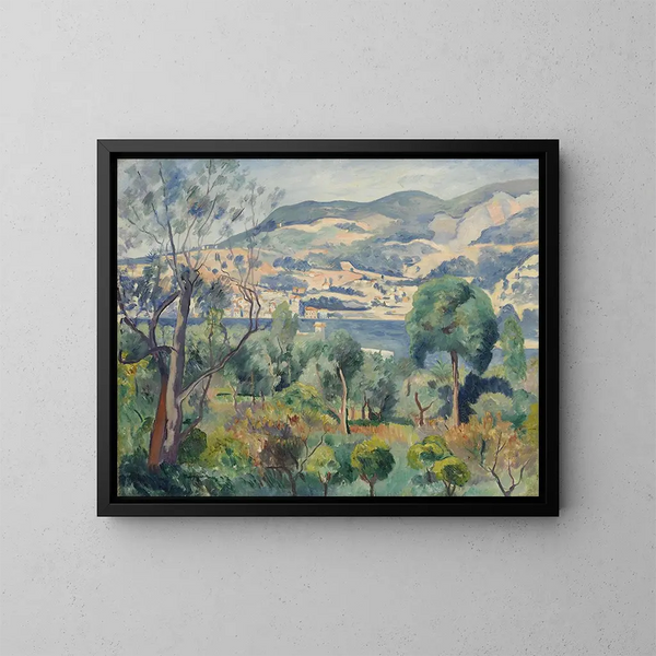 Rade de Villefranche - Henri Manguin — cuadro enmarcado en la pared