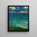 En la orilla del mar - Henri Martin — cuadro enmarcado en la pared