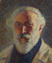 Self-portrait with a white beard - Henri Martin — artwork view