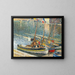 Barques a Collioure - Henri Martin — cuadro enmarcado en la pared
