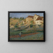 Binage en un jardín en Labastide-du-Vert - Henri Martin — cuadro enmarcado en la pared