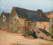 Chevrière frente a una vieja casa en Labastide - Henri Martin — vista de la obra