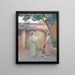El Cristo y la samaritana - Henri Martin — cuadro enmarcado en la pared