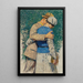 a Couple Walking Study for The Luxembourg Garden Large Decoration City Hall of the 5th Arrondissement Paris - Henri Martin — framed artwork on a wall