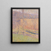 En la niebla - Henri Martin — cuadro enmarcado en la pared