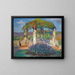 La pérgola del ángulo noroeste del parque de Marquayrol - Henri Martin — cuadro enmarcado en la pared