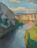 La Vallée du Lot près de Saint-Cirq-Lapopie - Henri Martin — artwork view