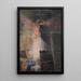 La musa del pintor - Henri Martin — cuadro enmarcado en la pared