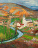 Labastide-du-Vert en primavera desde el jardín de Marquayrol - Henri Martin — vista de la obra