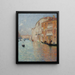 El Palacio amarillo Venecia - Henri Martin — cuadro enmarcado en la pared