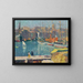 El Viejo Puerto de Marsella - Henri Martin — cuadro enmarcado en la pared