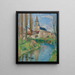 Iglesia de Labastide-du-Vert - Henri Martin — cuadro enmarcado en la pared