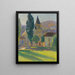 L'église de Labastide-du-Vert - Henri Martin — cuadro enmarcado en la pared