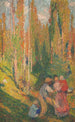 Verano escena campestre - Henri Martin — vista de la obra