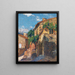 Casas en Collioure - Henri Martin — cuadro enmarcado en la pared