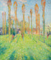 Prairie ensoleillée aux peupliers - Henri Martin — vista de la obra