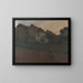 Crepúsculo en el valle - Henri Martin — cuadro enmarcado en la pared