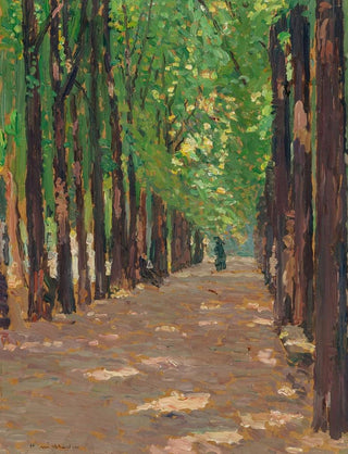 Henri Martin - Une alle dans le Parc du Chteau de Versailles.webp