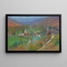 General view of Labastide-du-Vert from the top of Marquayrol park - Henri Martin — framed artwork on a wall