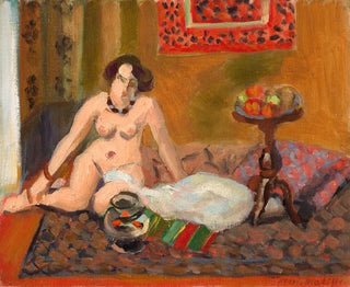 Henri Matisse - Nu accroupi prs dun aquarium Nu aux poissons rouges.webp