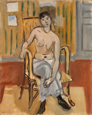 Henri Matisse - Seated Nude in a Tan Room.webp