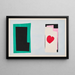 El corazón - Henri Matisse — cuadro enmarcado en la pared