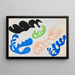 La laguna - Henri Matisse — cuadro enmarcado en la pared