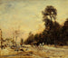 La ruta de la Revuelta en la tarde - Henri Michel-Lévy — vista de la obra