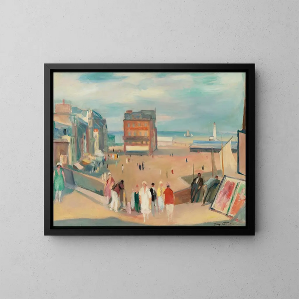 Le Tréport - Henri Ottmann — cuadro enmarcado en la pared