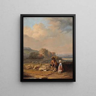 Henri Pratere - A Shepherd and Child.webp