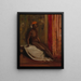 African Woman Sitting - Henri Regnault — framed artwork on a wall