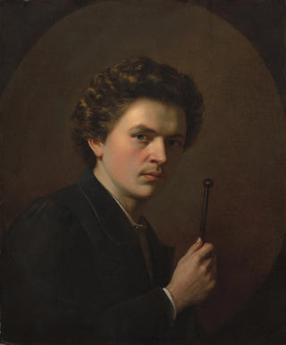 Henri Regnault - SelfPortrait with a Maulstick.webp